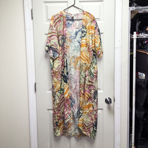 H&M boho Beach Hawaii Robe dress Jungle overall - Picture 6 of 8